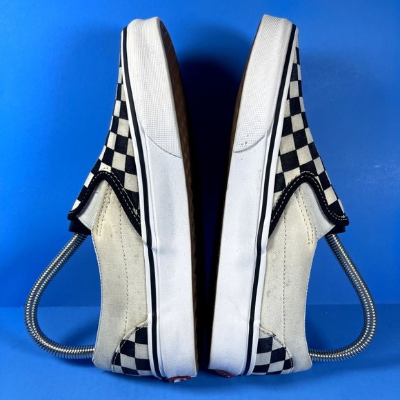 Vans Women's Checkerboard Classic Slip On Shoes Size 7.5 - Picture 9 of 11